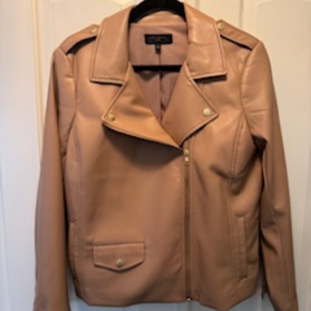 Talbots Faux Leather Jacket, 16 Petite